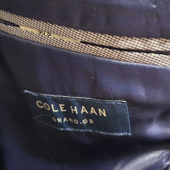 Cole Haan Grand.Øs Slim Fit Sport Coat Size 40S - Picture 4 of 6